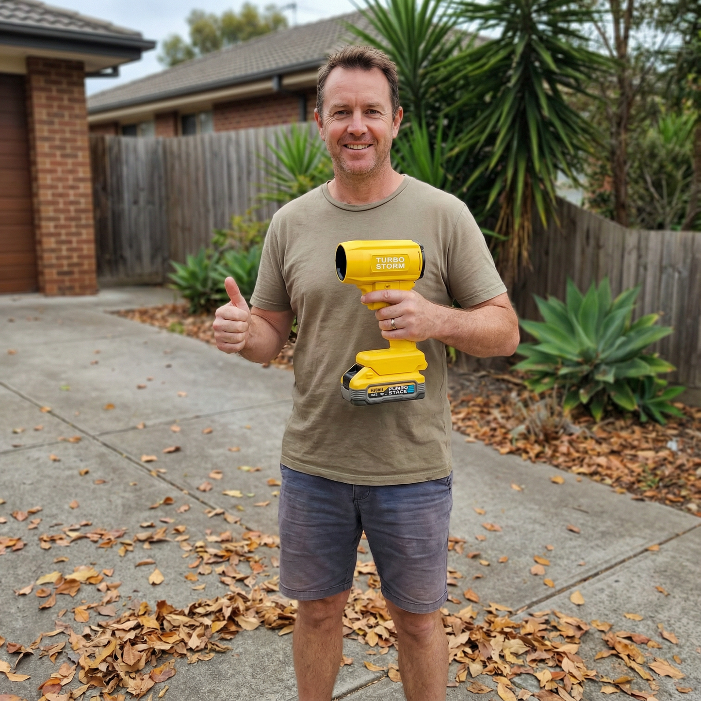 TurboStorm™ Cordless Leaf Blower + 2 FREE Batteries(21V)